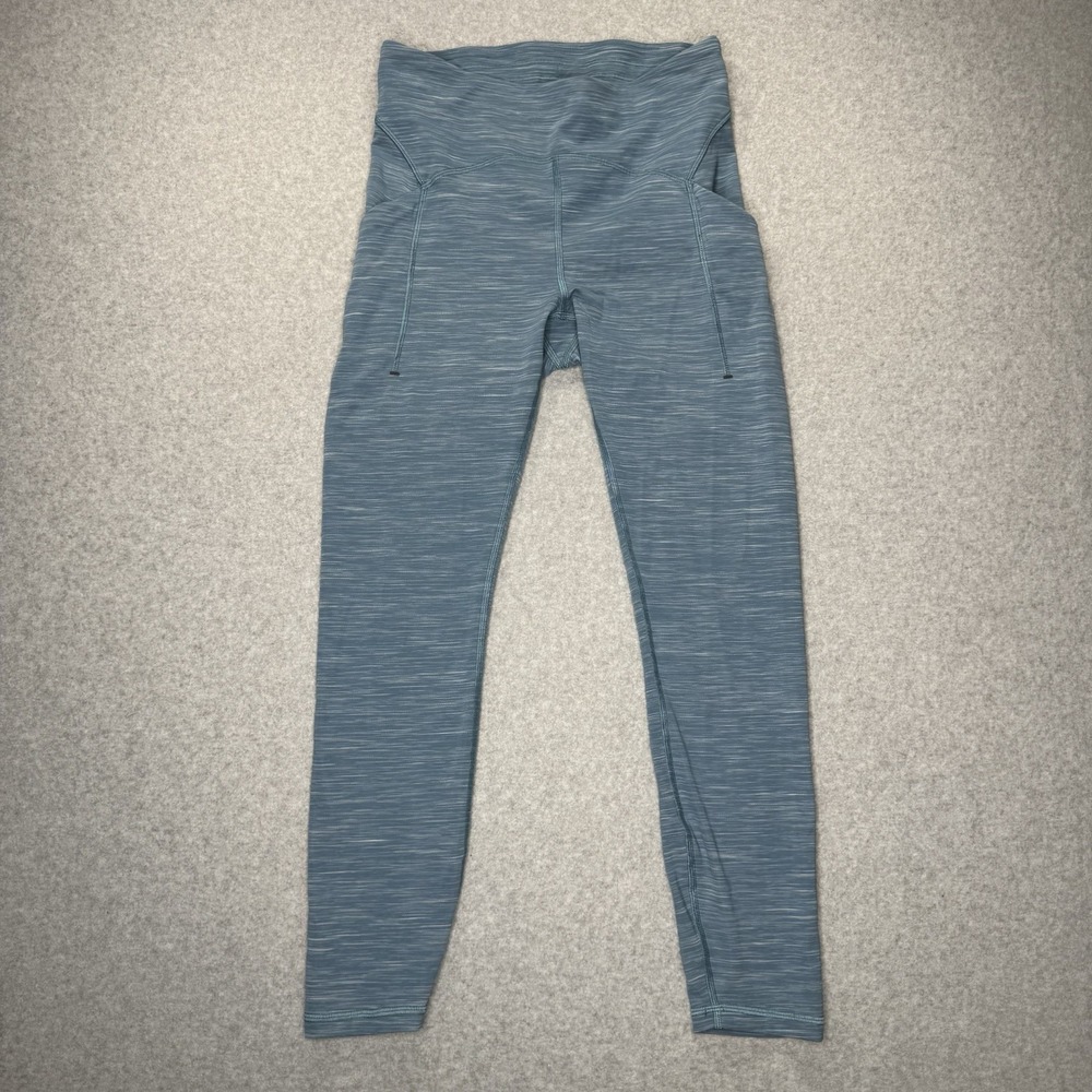 Lululemon Power Thru High-Rise Tight 25" Size 8 Heathered Capture Blue